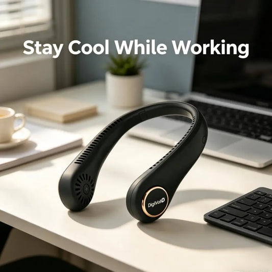 Neck Fan. Supports 360 °