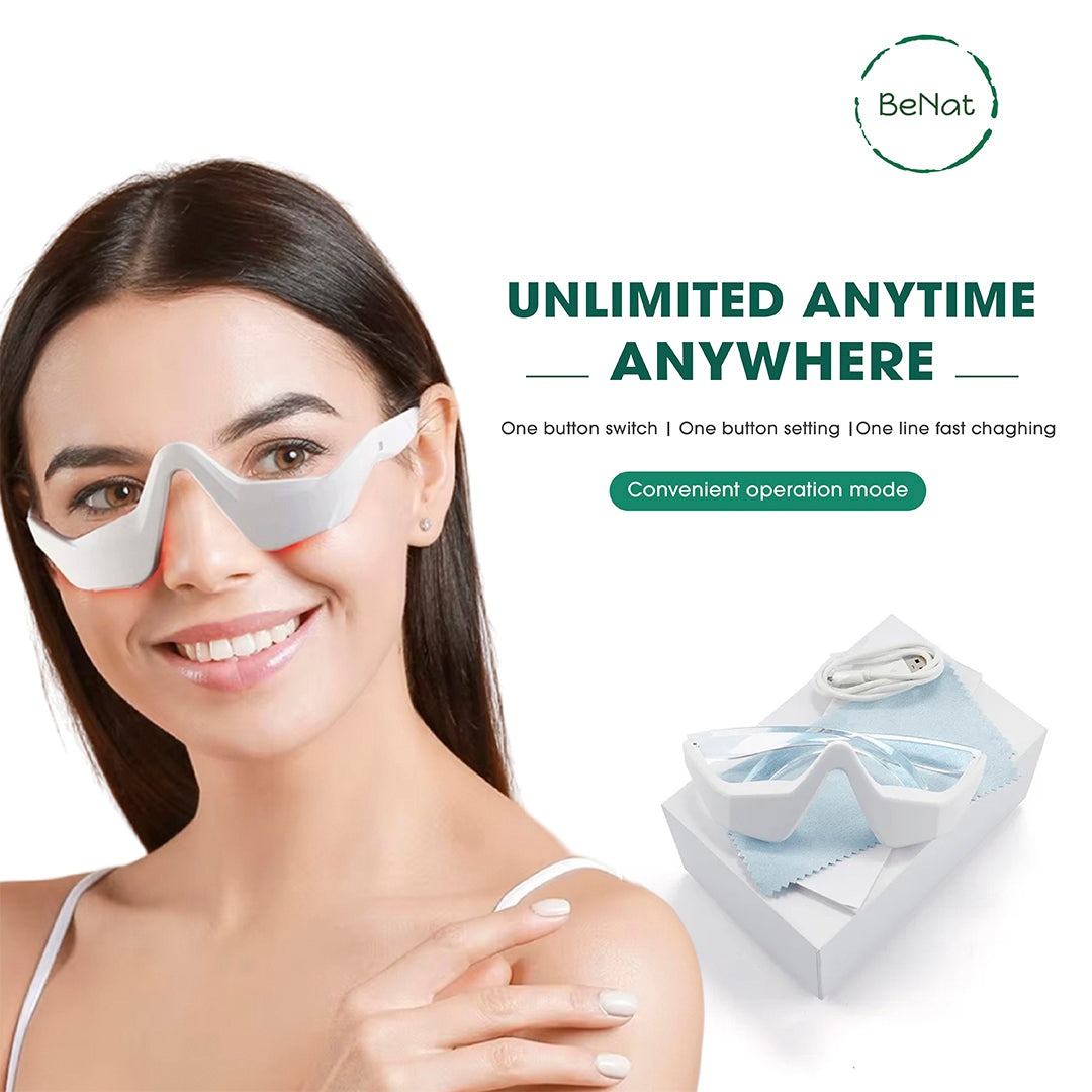Under-Eye Red Light Therapy Skin