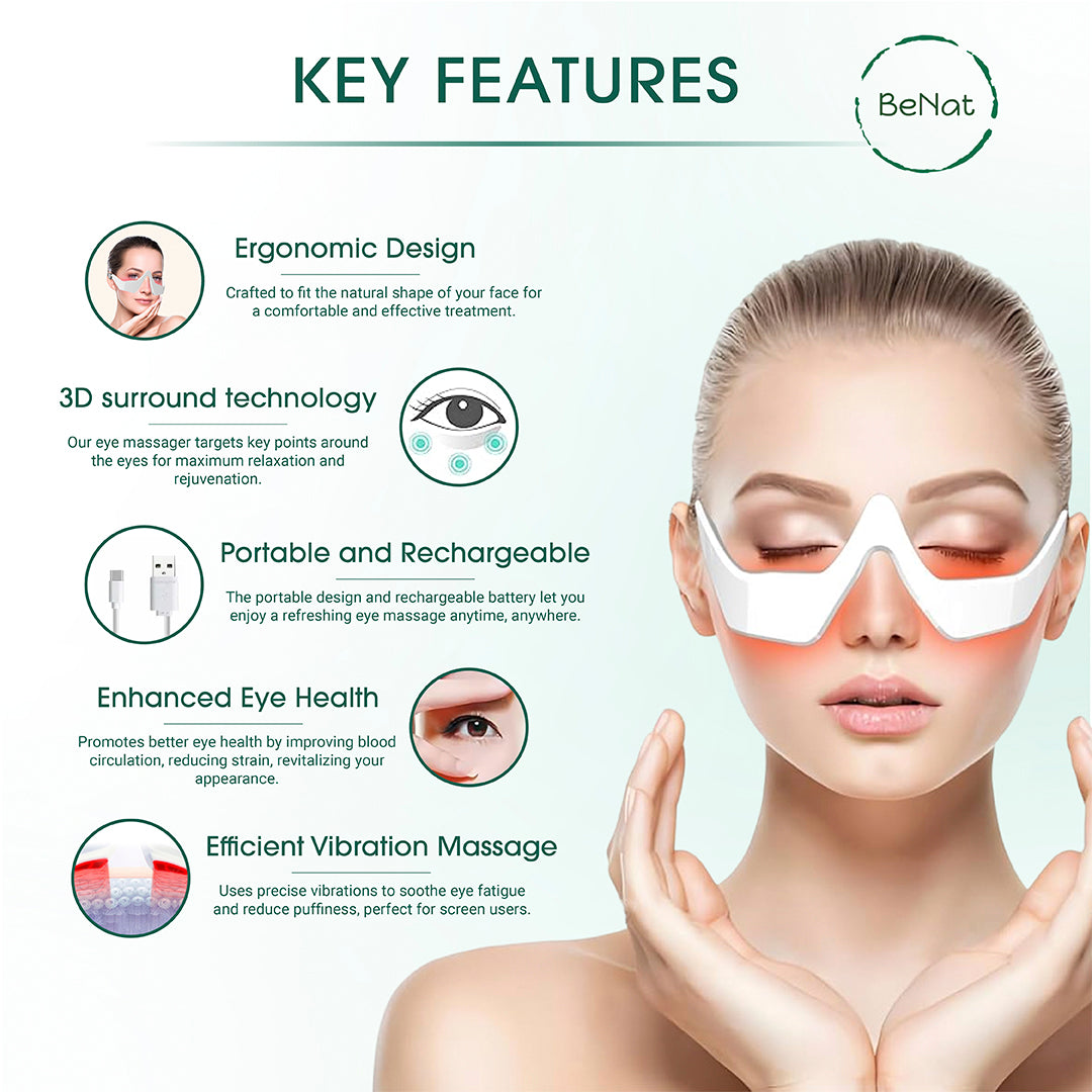 Under-Eye Red Light Therapy Skin